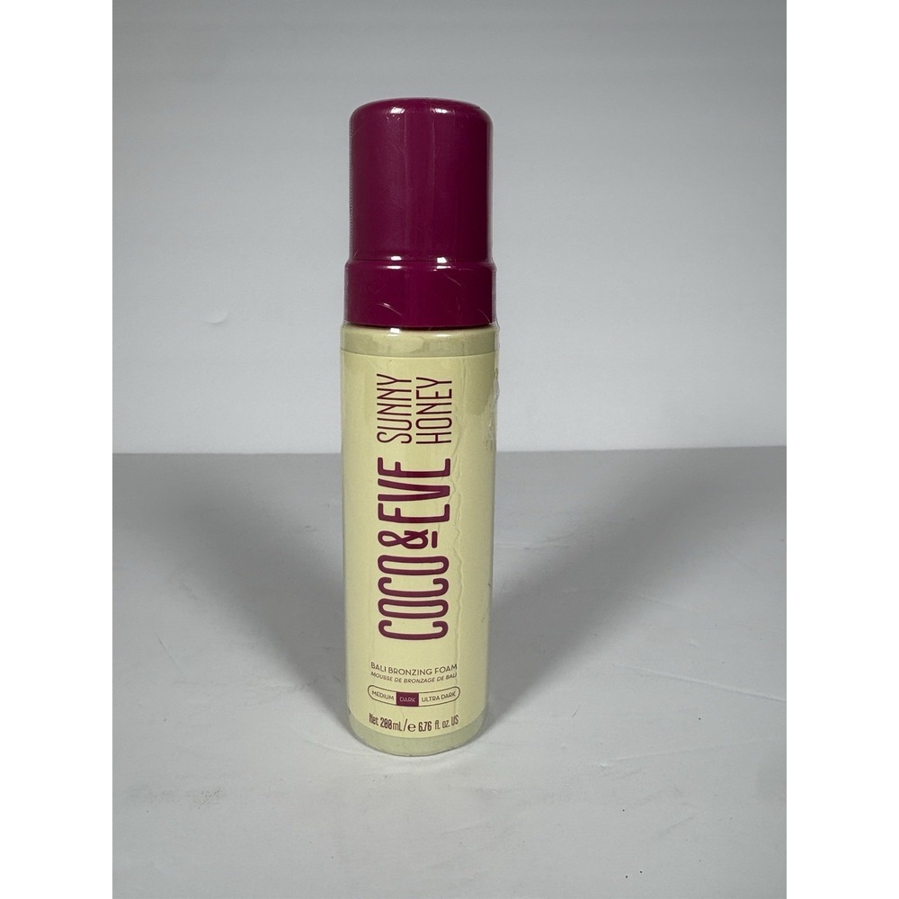 Coco & Eve Sunny Honey Bali Bronzing Foam Dark 6.76 oz New Sealed Self Tanner